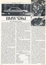 1985 BMW 524td - Classic