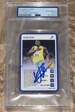 CARTOLINA FIRMATA USAIN BOLT