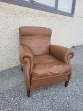 Poltrona Vintage In Ecopelle -