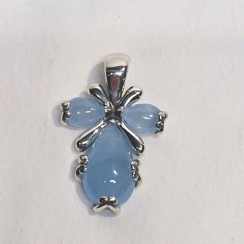 Ciondolo croce argento - in,