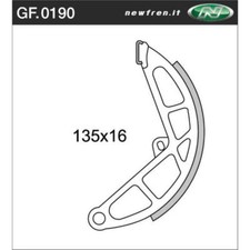 Rear brake shoes fit piaggio - shoes,