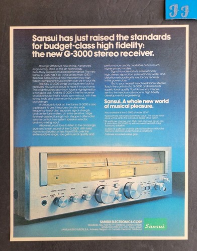 Sansui 3000 ricevitore - g-3000,