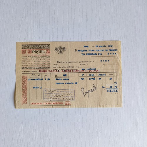 1942 borghi c stoffe per - a., c.