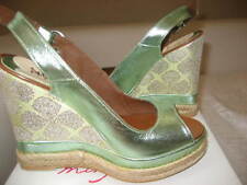 Fabi Scarpe donna Sandali Zeppa  altissima verde acqua n°37 as New messi 1 volta