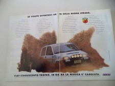 advertising Pubblicità 1993 FIAT 500 CINQUECENTO TROFEO