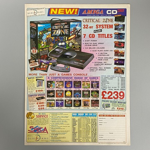 Amiga cd32 critical - critical, zone