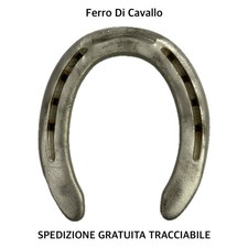 FERRO DI CAVALLO In Metallo Classico Portafortuna Amuleto Da Parete VINTAGE