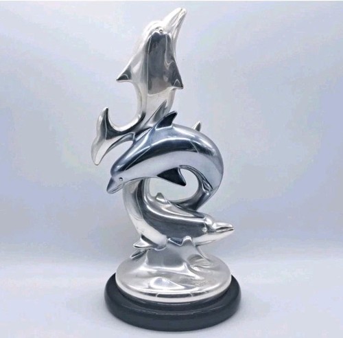 Scultura con delfini - scultura,