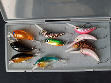 LOTTO DIECI CUCCHIAINI PESCI FINTI AMO ANCORETTA  TIPO RAPALÀ