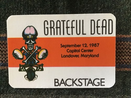 Grateful dead backstage pass - backstage,
