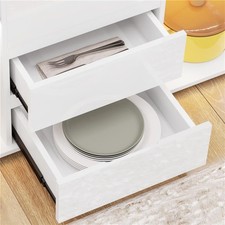 Credenza moderna bianca LED