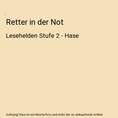 Retter der not lesehelden - in, not: