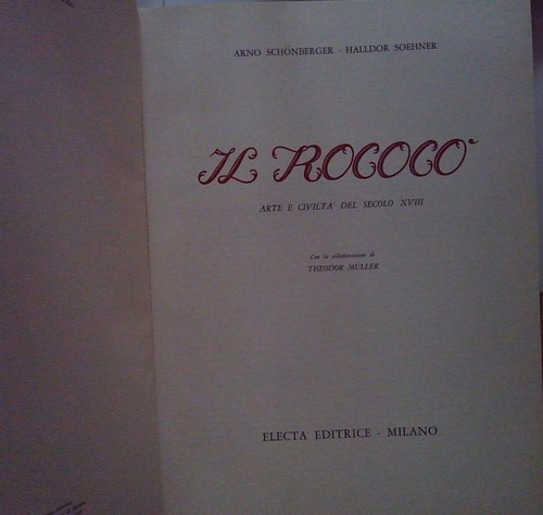 Arno schonberger rococò - arno, il