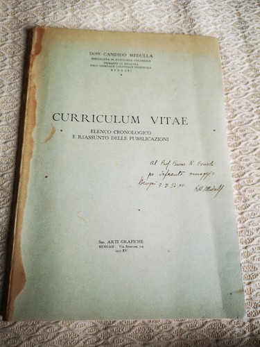 Curriculum vitae del dott - del,
