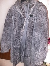 pelliccia di persiano grigio