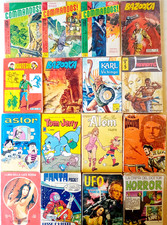 LOTTO DI 226 FUMETTI VARI ANNI '60/'70 SADIK+DIABOLIK+TEX+ALBI FALCO+ALTRI- G