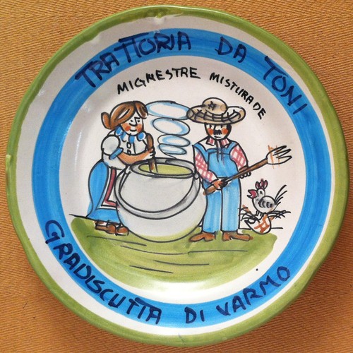 Piatto buon ricordo - ricordo,