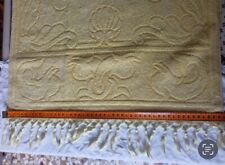 Asciugamani Gialli Vintage Con Frange