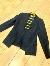 divisa da hostess blu notte completa di giacca e gonna a tubino, marca Isacco