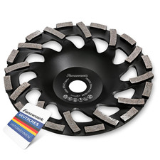 Mola a Tazza Diamantata Premium Disco Abrasivo 180 Mm X 22,2 Mm per Materiali Ed