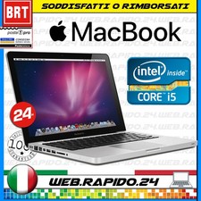 RICONDIZIONATO OTTIMO_APPLE MACBOOK PRO A1278 13 INTEL CORE I5 RAM 4GB HDD 500GB