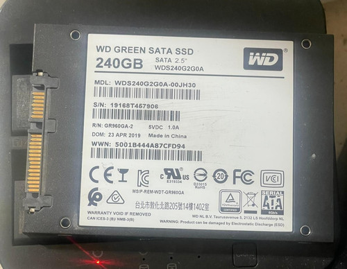 Western digital ssd - sata, verde