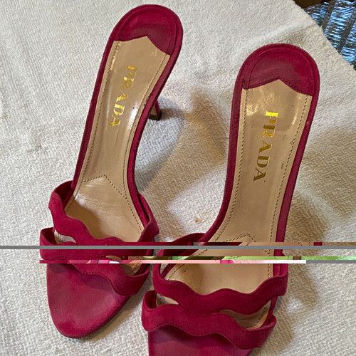 Prada donna rosa scamosciato - prada,