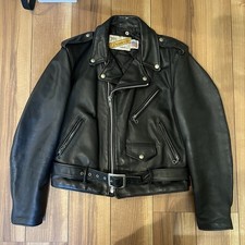 giacca moto pelle schott 618 40 perfecto doppio steerhide 641 613 118