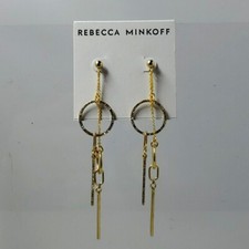 Orecchini goccia cristallo oro