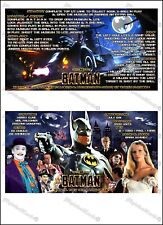 Data East Batman 1991 Cartes