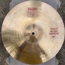 Paiste 2002 Heavy Hi-Hat Bottom 14" Made in Switzerland Usato ottime condizioni