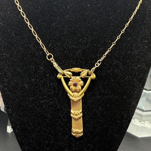 Collana maglia catena - , orologio