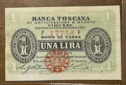 Banconota antica banca - banconota,