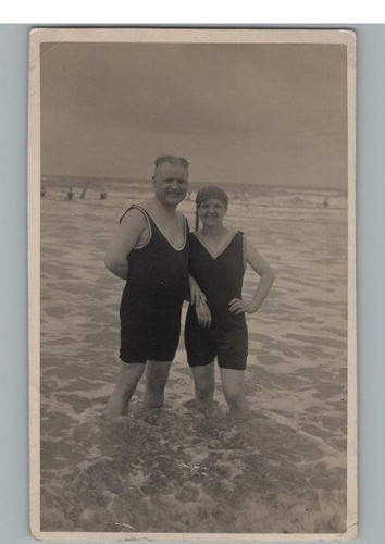 Cartolina rppc ritratto coppia - rppc,