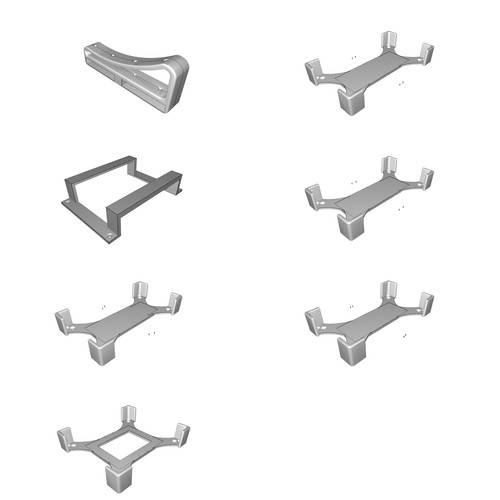 Set supporti pedali chitarra - set,