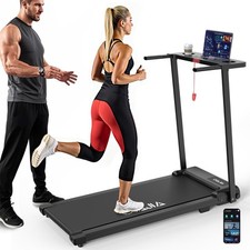 Walking Pad Tapis Roulant 120kg Elettrico Cyclette Display LED 12km/h per Casa