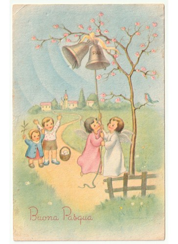1957 bambini campane pasquali