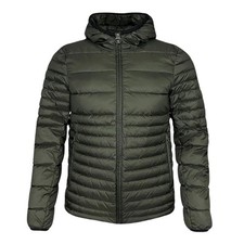 Ciesse Piumino da Uomo Trapuntato con Cappuccio Keefe 2.0 Verde Taglia XL Cod...