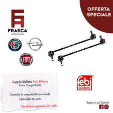 Tiranti Barra Stabilizzatrice Biellette Anteriori Alfa Romeo Giulietta 2.0 1.4