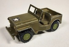 Nacoral Intercars 502, Jeep Willys, lunga circa 10 cm, vintage, #GF27