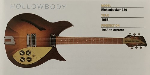 1958 rickenbacker 330 - rickenbacker,