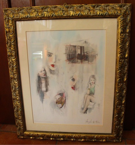Quadro d autore angelo - quadro,