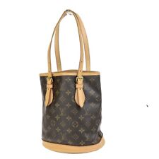 Borsa a tracolla Louis Vuitton Bucket PM monogramma pelle marrone M42238 11KA426