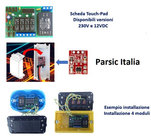 Rele relay 4 canali - ,