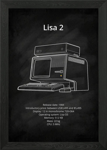 Apple lisa vecchio computer - apple,
