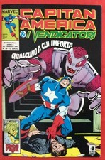 CAPITAN AMERICA E I VENDICATORI N.16 BUONO 02/1991 MARVEL ED. STAR COMICS CORNO