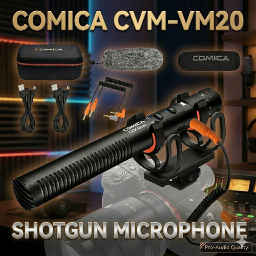 Comica cvm vm20 microfono - comica,