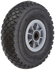 Ruota Gonfiabile per Carrello, Diametro 260 Mm, Cerchione in Plastica, Asse Di D