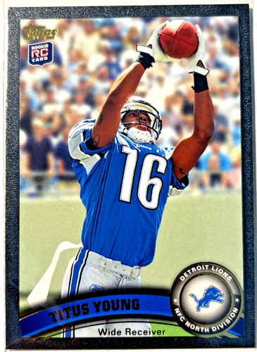 2011 topps titus young - titus, #19