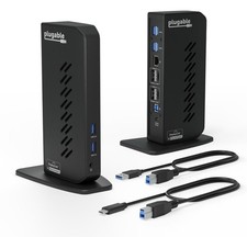 Docking station doppia 4K USB